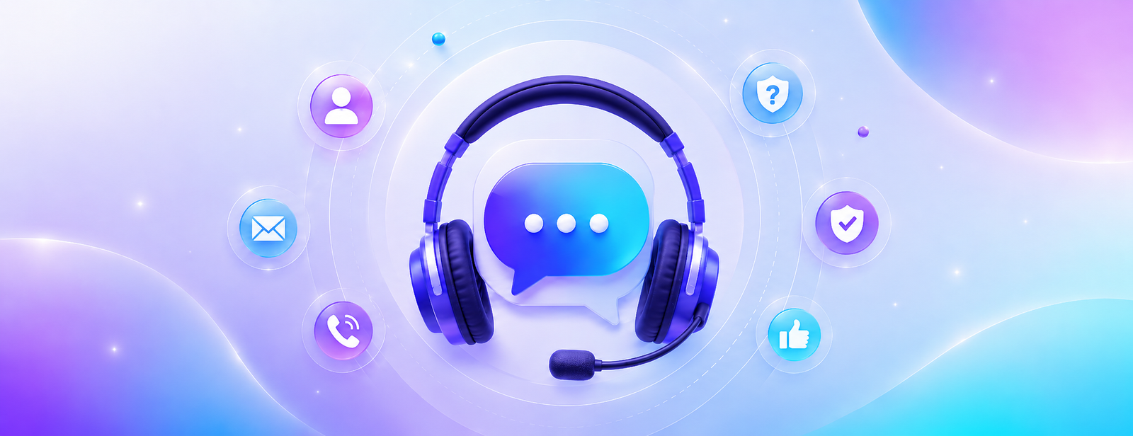 Customer Support service team illustration